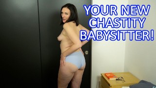 Aperçu: Votre nouvelle baby-sitter Chastity - Pantyboy JOI par Clara Dee