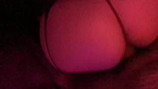 Big booty Latina taking back shots from her landlord 