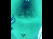 Preview 3 of Vanilla play in the stand up tanning bed
