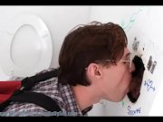 Preview 3 of Sucking off the Hot teacher at a public Gloryhole