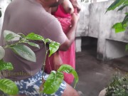 Preview 3 of Bengali Boudi Fucked at Roof - Indian Outdoor Sex in Hindi - POV