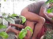 Preview 6 of Bengali Boudi Fucked at Roof - Indian Outdoor Sex in Hindi - POV