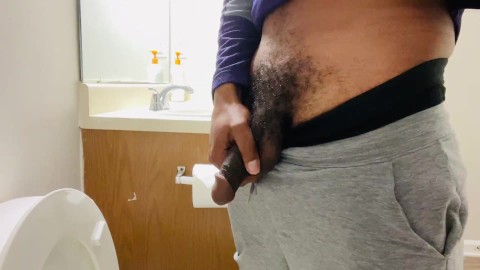 Piss and Playing with HAIRY Pubes