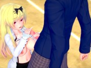 Preview 4 of [Hentai Game Koikatsu! ]Have sex with Big tits Arifureta shokugyou Yue.3DCG Erotic Anime Video.