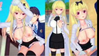 [Хентай-игра Коикацу! ] Займитесь сексом с Большие сиськи Arifureta shokugyou Yue.3DCG Эротическое