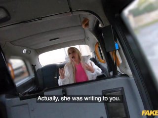 Fake Taxi Hot Blonde Blondie Fesser shows off her huge boobs and top rated big ass screenshot number 1