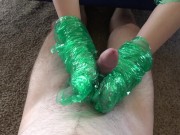 Preview 5 of Sock Smelling Leads to Footjob Cumshot