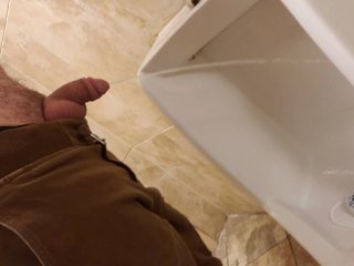 piss on, pee on, public bathroom, amateur