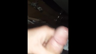 Masturbating solo