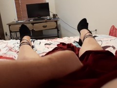 Ballgown masturbation crossdress #5
