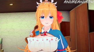 Kurva Pecorine Z Princezny Připojit Znovu Potápět Anime Hentai