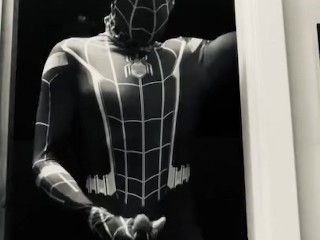Dark Spider-Man Wrijft Zijn Grote Witte Lul Nadat Gwen Stacy Vertrekt