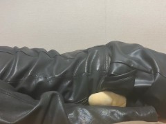 皮革 女装 踏みつけ パンプス オナニー 首締め レザー マスク ショーパン - Screenshot 16 of 16 - Leather