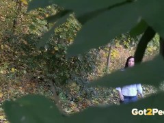 Reality Pissing For Desperate To Pee Hottie