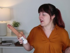 Adult Sex Toy Review - Telescoping Rotating Lifelike Silicone Realistic Dildo with Vibration AcmeJoy