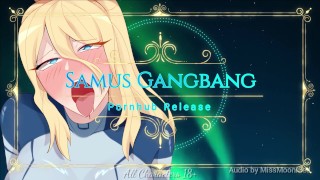 Samus gangbang (erotische audio)