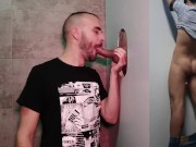 Preview 5 of SUPER GLORY HOLE  - LEO BULGARI WITH XISCO - A M A Z I N G CUM SHOTS!!! 💦