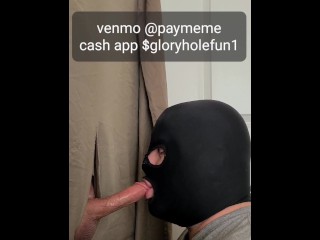 Daddy with Massive Load Visits my Gloryhole. Huge Cumshot at the end Full Video on Onlyfans