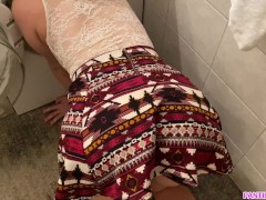 Video My stepsister got stuck in the washing machine and my dick helped her out