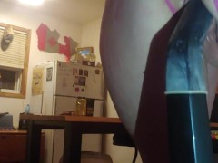 Watch me ride my vacuum handle
