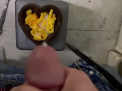 Cum in food: Mac and Cheese. Who wants some?