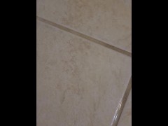 Piss on floor 