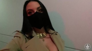 Public masturbation in my convertible car with Pornhub toy - Wet Kelly