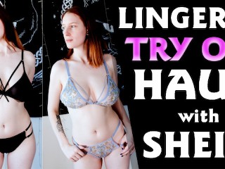 TRY ON HAUL SHEIN | try ON Gorgeous Underwear with Shein