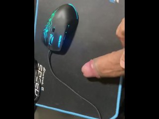 big dick, mouse, fetish, solo male