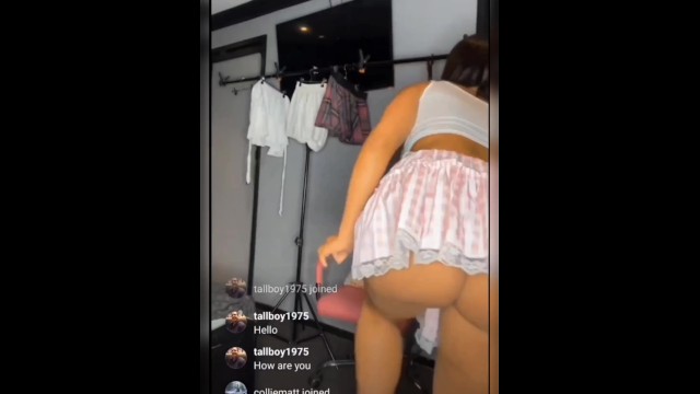 MINI SKIRT TRY ON HAUL LIVE ON INSTAGRAM NO ...