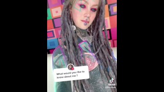 Siga-me em Tiktok: Anuskatzz - provocação sexy nos bastidores pouco antes do meu tiroteio XXX - sfw