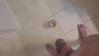 Yellow Morning Pee In Cup