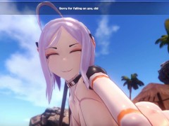 MonsterGirl Island [Monthly Patreon choice Hentai game] Ep.1 sexy elf catgirl and android are bully