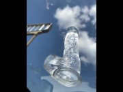 Preview 5 of I stuck my dildo to the sunroof 😅