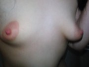 Preview 2 of Piss Fetish You Wanna See My Tiny Tits Pink Nipples As I Pee!? Hairy Pussy Toilet Bathroom Restroom
