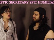 Preview 4 of Sadistic Secretary Spit Humiliation - {HD 1080p} (Preview)