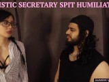 Sadistic Secretary Spit Humiliation - {HD 1080p} (Preview)