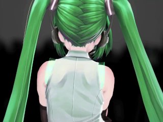 hentai green hair, smixix, cartoon, hentai twintail