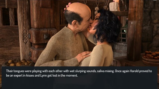 Lecherous Village #08 old Man wants to make her his Submissive Slut