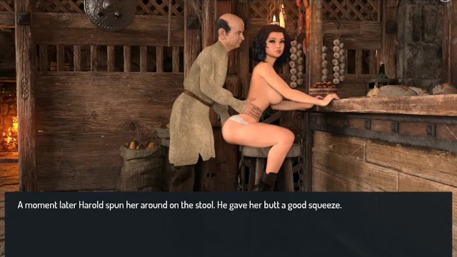 Lecherous Village #08 old Man wants to make her his Submissive Slut