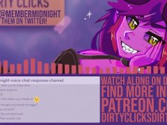 "I need to quit talking, and vibe my clit..." - DirtyBits Live Stream Highlight - March Movie Night