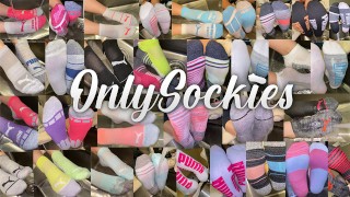 Onlysockies 최고의 젖은 양말 페티쉬 편집 30쌍