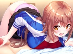 【エロゲー 愛怒流でいず／IdolDays動画6】椿ちゃんのマッサージで勃起したちんぽをさらに手コキシコシコしてもらっちゃう！(アイドルデイズ実況プレイ動画(R18) Hentai game) - Screenshot 5 of 16 - 巨乳