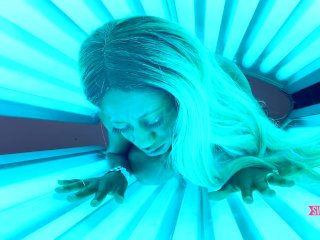 tanning bed, swirl sex, ebony facial, tanning bed facial