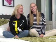 Preview 4 of Heiße deutsche Blondine bringt Freundin 2 mal zum Orgasmus