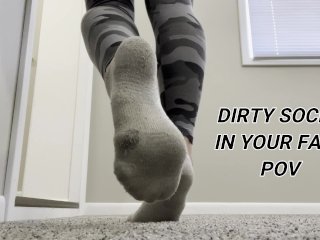 feet in air, dirty feet worship, dirty socks, feet in face