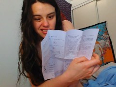 If You Take a Pregnancy Test Wrong, Will it get you Pregnant? Dumb Hairy Camgirl Maybe Knocked up
