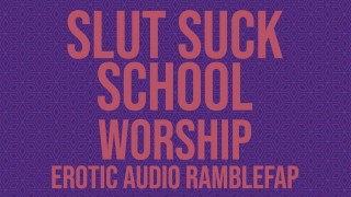 ASMR Erotic Roleplay Slut Suck School Worship