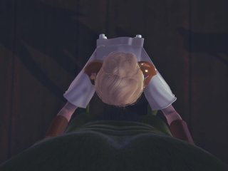 Cute elf sucks orc cock POV