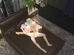 Застукал жену трахающейся с подружкой на супружеской кровати - Screenshot 4 of 16 - Sims 4